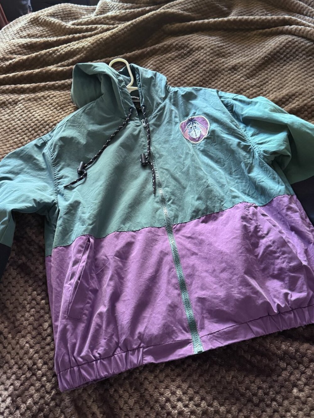 Disney Winnie the Pooh Eeyore Color Block Windbreaker Boxlunch